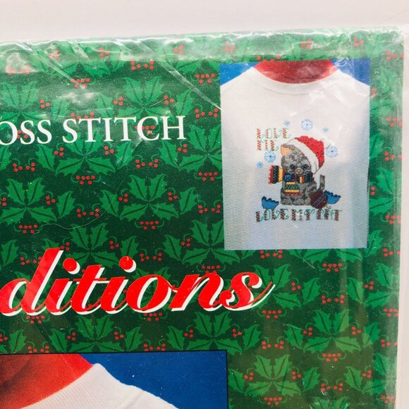 New Candamar Love Me Love My Cat Wearable Cross Stitch Kit Designs 51051 - Picture 5 of 7